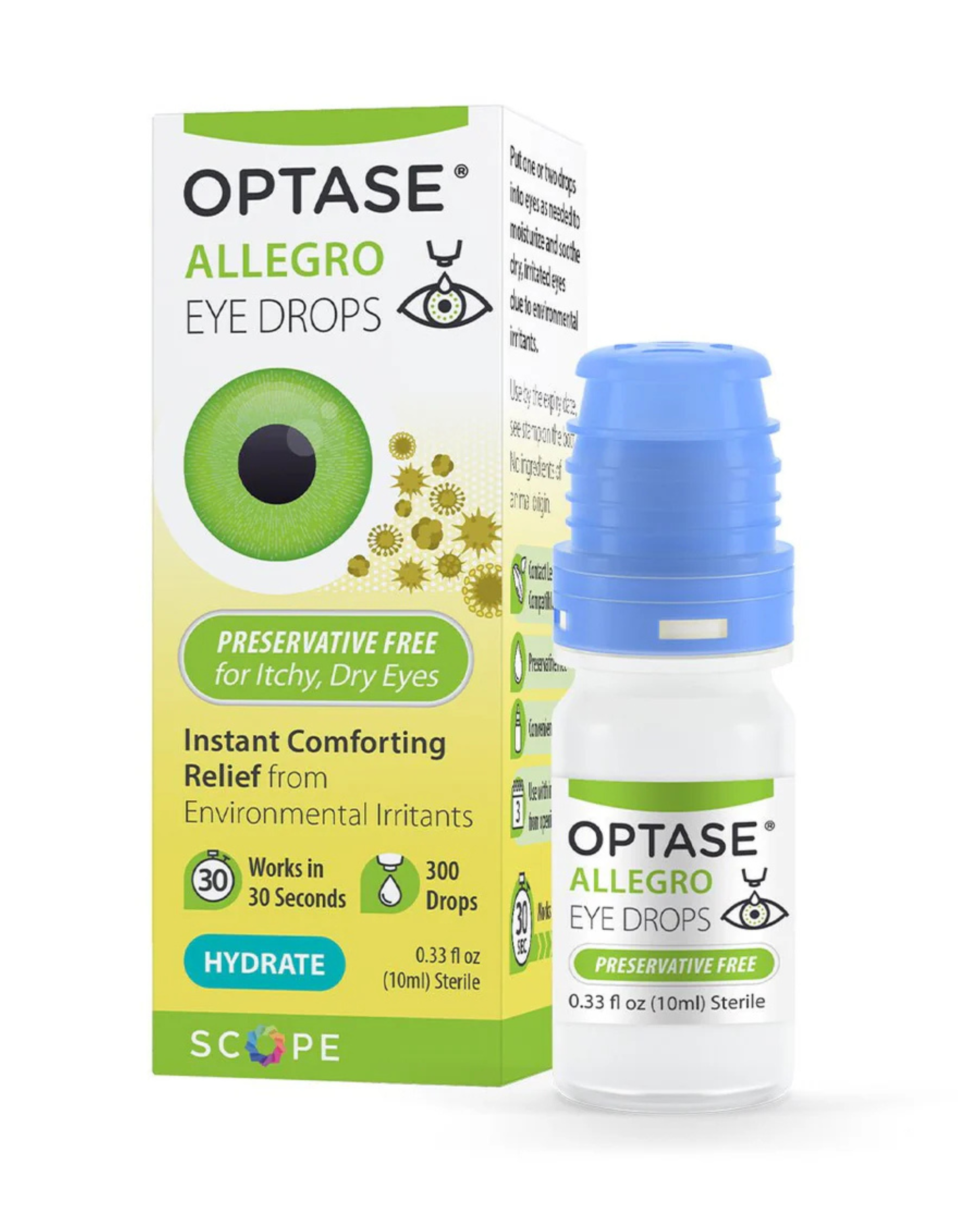 OPTASE Allegro Eye Drops for allergy related dry eye symptoms (10mL) OPTASE Allegro Eye Drops for allergy related dry eye symptoms (10mL)