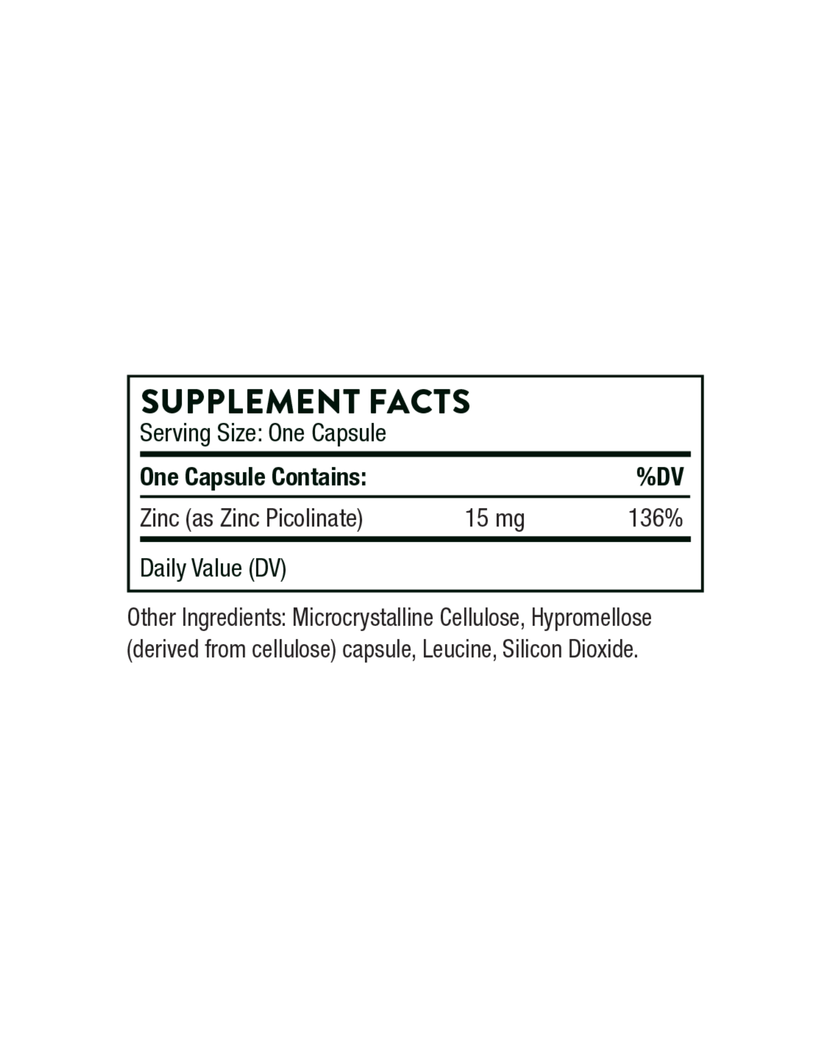 Zinc Picolinate 15 mg