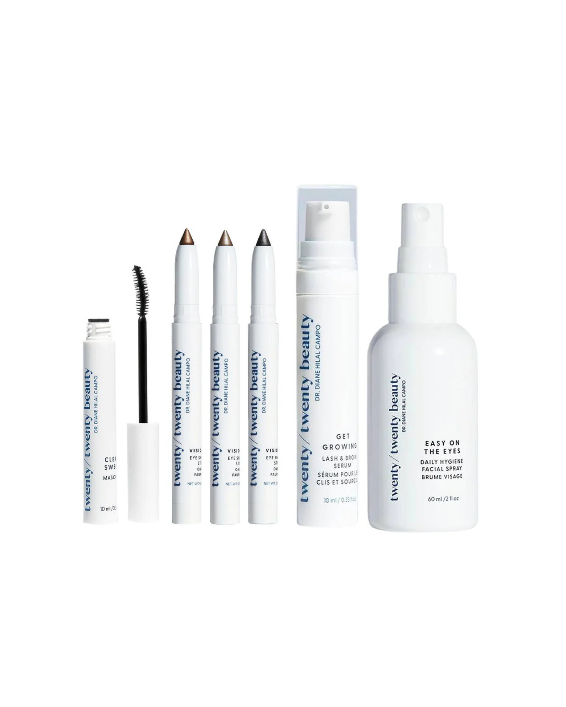 Beauty Starter Set: Facial Spray, Eyeshadow Sticks, Lash & Brow Serum & Mascara