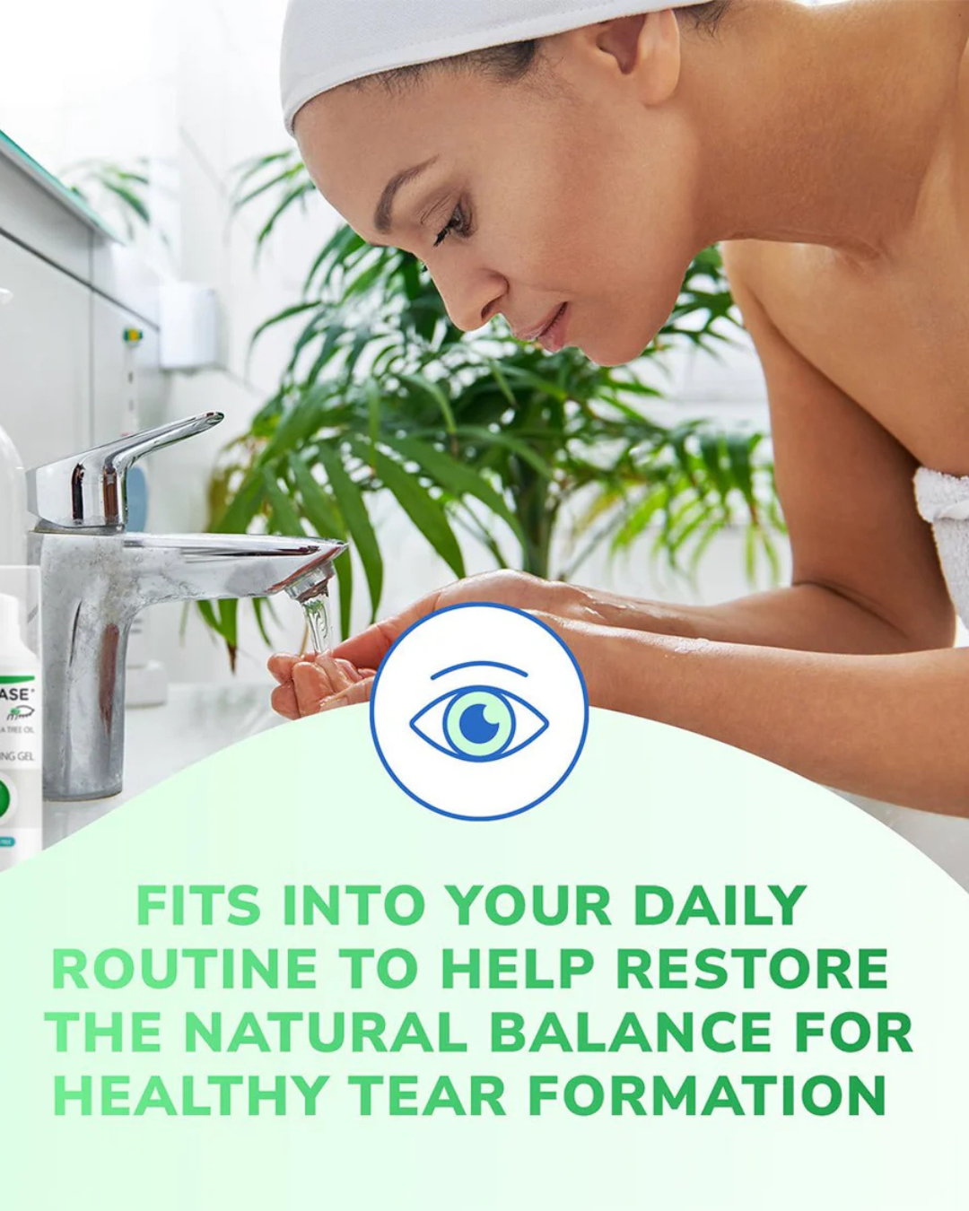 OPTASE® Tea Tree Oil Eye Lid Cleansing Gel (50mL)